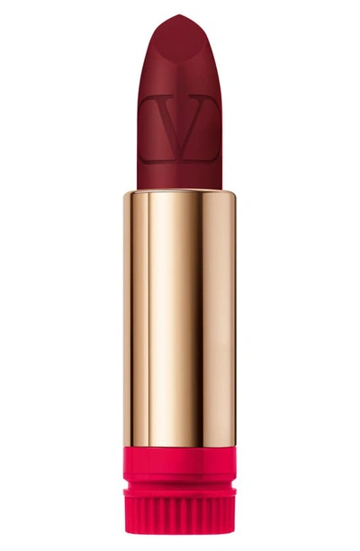 Shop Valentino Rosso  Refillable Lipstick Refill In 502r / Matte