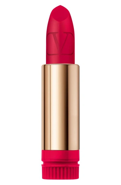 Shop Valentino Rosso  Refillable Lipstick Refill In 206r / Matte