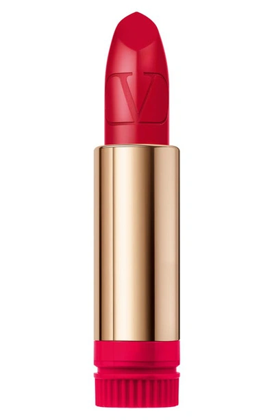 Shop Valentino Rosso  Refillable Lipstick Refill In 22r / Satin