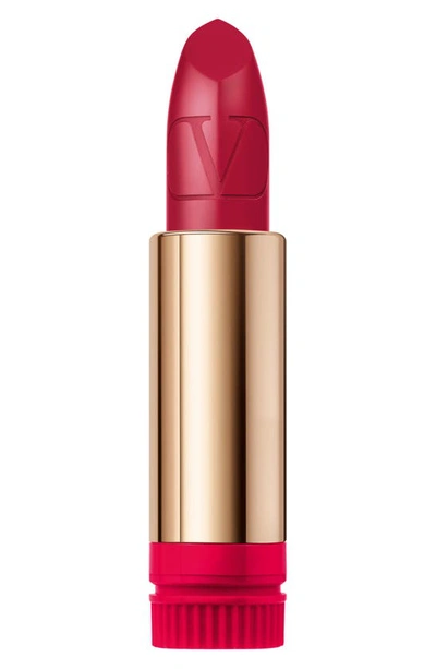 Shop Valentino Rosso  Refillable Lipstick Refill In 301r / Satin
