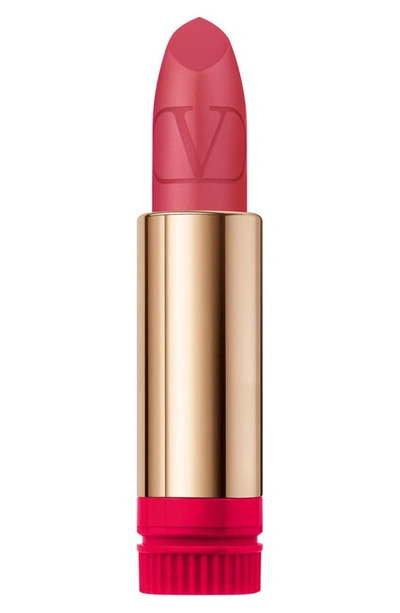 Shop Valentino Rosso  Refillable Lipstick Refill In 102r / Matte