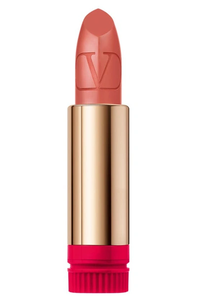 Shop Valentino Rosso  Refillable Lipstick Refill In 106a / Satin