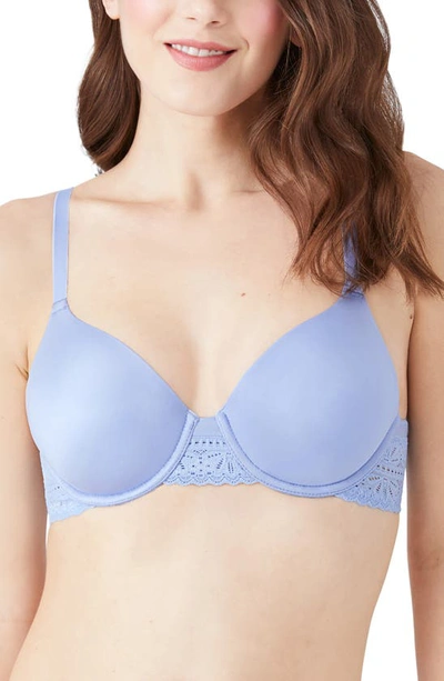 Shop B.tempt'd By Wacoal Future Foundations Contour Underwire Bra In Brunnera Blue