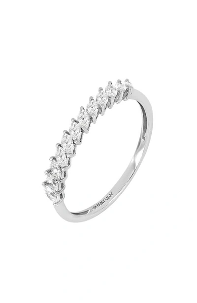 Shop Bony Levy Liora Diamond Cluster Ring In 18k White Gold