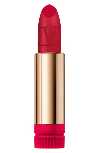 Shop Valentino Rosso  Refillable Lipstick Refill In 215a / Matte