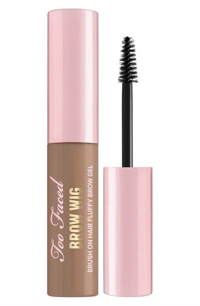 Shop Too Faced Brow Wig Brush On Brow Gel In Taupe