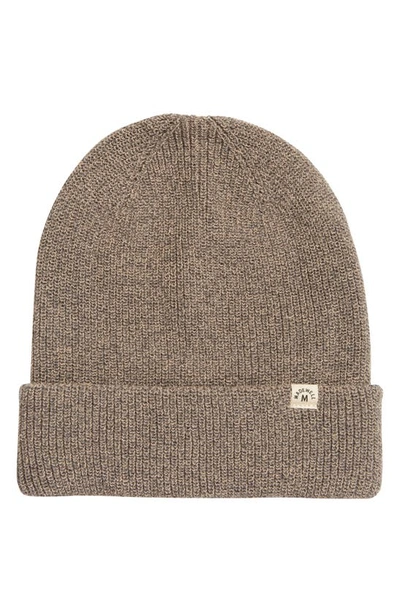 Shop Madewell Recycled Cotton Beanie In Coastal Granite