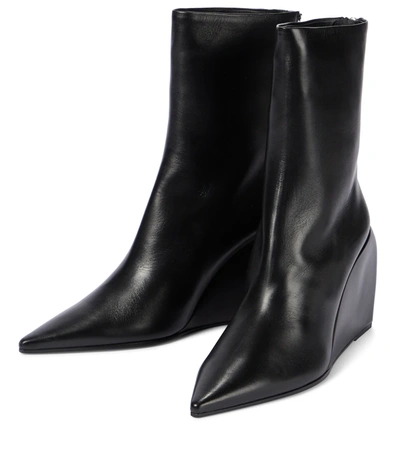 DOLLS WEDGE皮革及踝靴