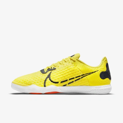 Shop Nike React Gato Indoor/court Soccer Shoes In Opti Yellow,white,opti Yellow,dark Smoke Grey