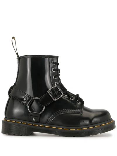 Shop Dr. Martens' 1460 Harness Ankle Boots In Schwarz