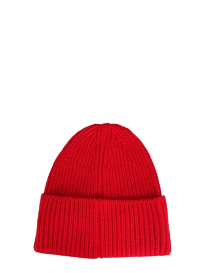 Shop Msgm Acrylic Hat In Red