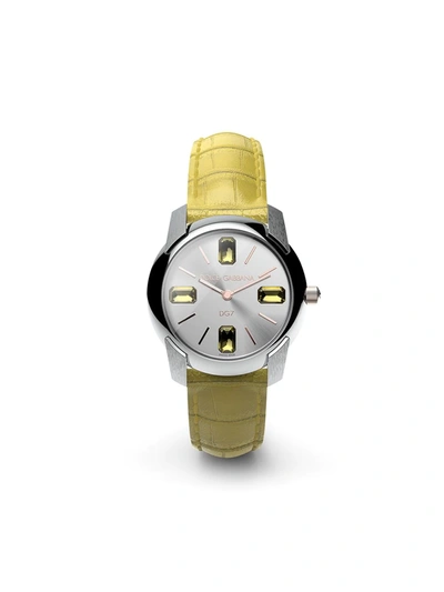 Dolce & Gabbana Dg7 Rainbow 34mm In Gelb