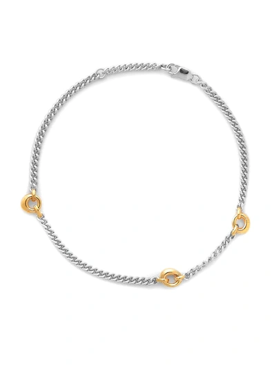 Shop Otiumberg Trio Chain-link Bracelet In Silber