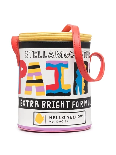 Shop Stella Mccartney Paint Can Shoulder Bag In Braun