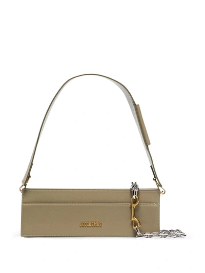 Jacquemus La Sac Ciuciu Leather Baguette Chain Strap Shoulder Bag In  Neutral | ModeSens