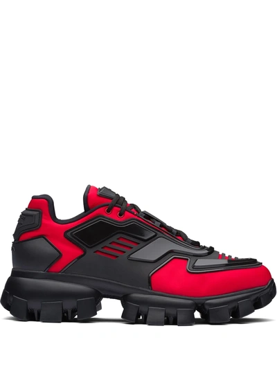 Prada Cloudbust Thunder Low-top Sneakers In Red | ModeSens