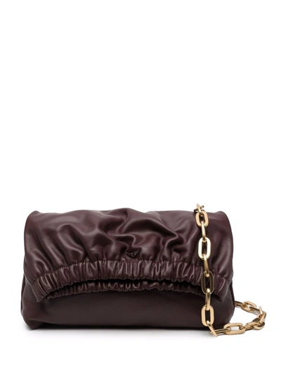 Shop Zadig & Voltaire Rockssime Leather Shoulder Bag In Rot