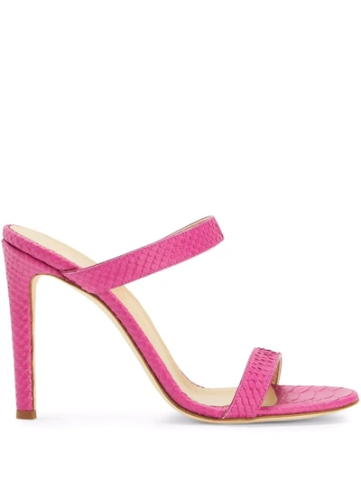 Shop Giuseppe Zanotti Calista Slip-on Heeled Sandals In Rosa