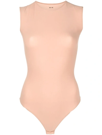 Shop Alix Nyc Lenox Stretch-jersey Bodysuit In Nude