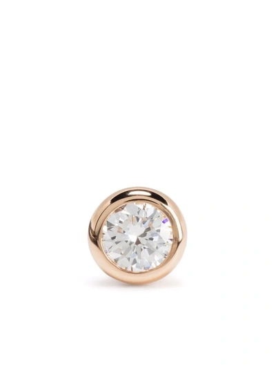 Shop Courbet 18kt Recycled Rose Gold Origine Laboratory-grown Diamond Stud Single Earring In Pink