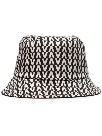 Shop Valentino Optical  Bucket Hat In Schwarz