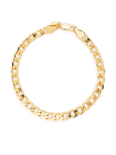 Shop Maria Black Forza Curb Chain Bracelet In Gold