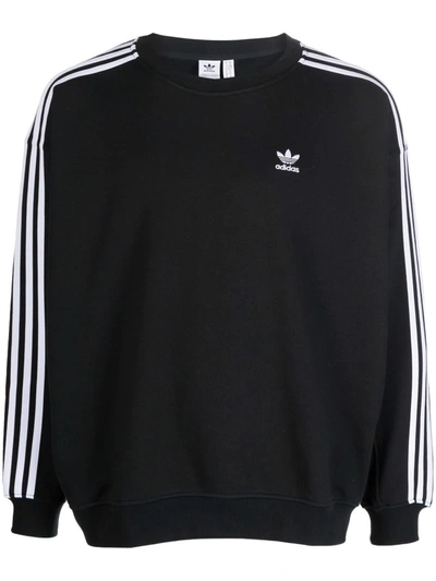 Shop Adidas Originals Adicolor Oversized Sweatshirt In Schwarz
