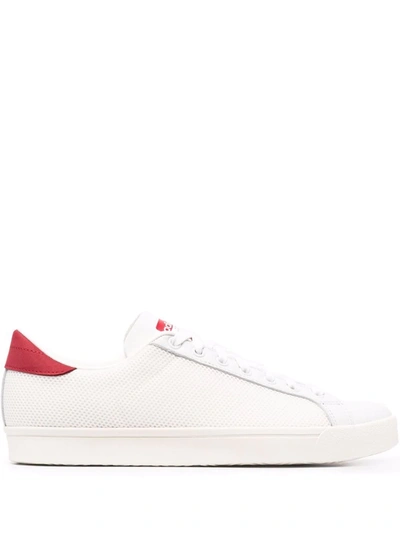 Adidas Originals White/red Rod Laver Vintage Sneakers | ModeSens