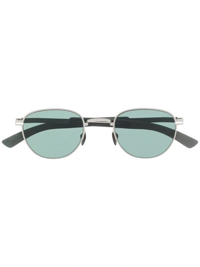 Shop Mykita Round-frame Sunglasses In Silber