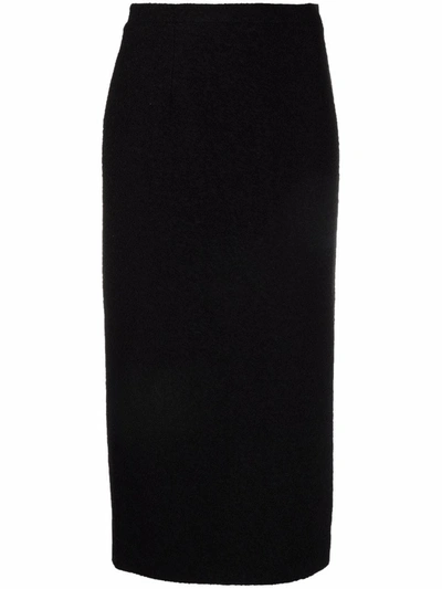 Shop Alessandra Rich Mid-length Pencil Skirt In Schwarz