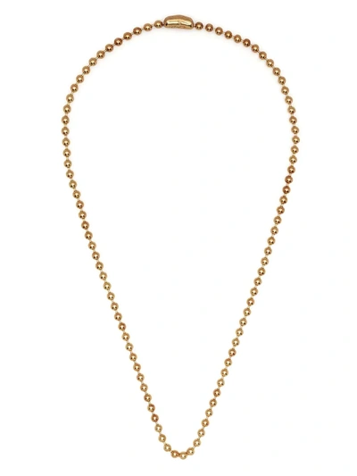 Takahiromiyashita The Soloist Ball-chain Clasp-fastening Necklace In Gold