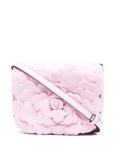 Shop Valentino Small 03 Rose Edition Atelier Bag In Rosa