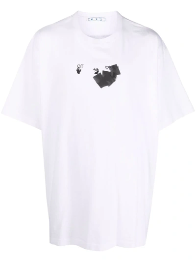 Shop Off-white Arrows Print T-shirt In Weiss