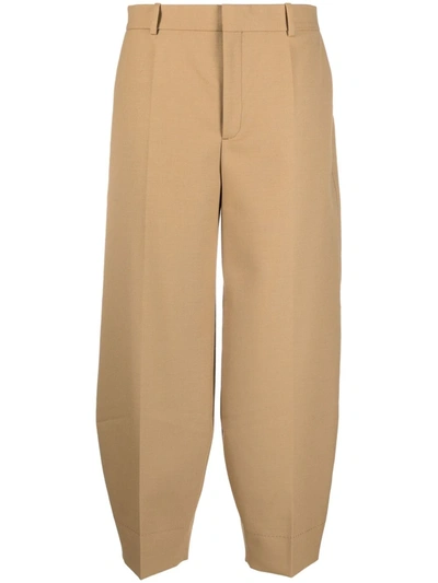 Rodebjer Mid-rise Cropped Trousers In Nude