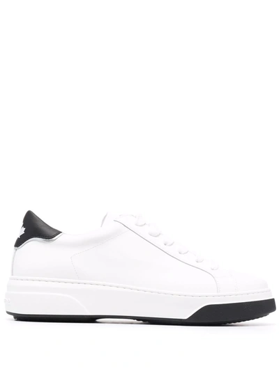 Shop Dsquared2 Bumper Low-top Sneakers In Weiss