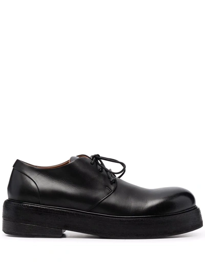 Shop Marsèll Zuccolona Derby Shoes In Schwarz