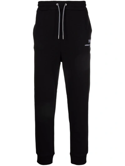 Shop Armani Exchange Classic Track Trousers In Schwarz
