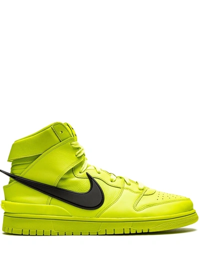 Shop Nike X Ambush Dunk High "flash Lime" Sneakers In Green