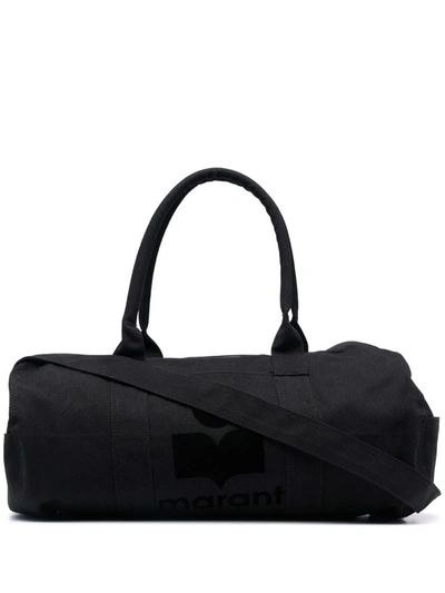 Shop Isabel Marant Logo-patch Holdall Bag In Schwarz