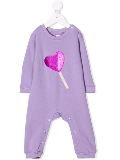 Wauw Capow By Bangbang Jolly Lolly Romper In Purple