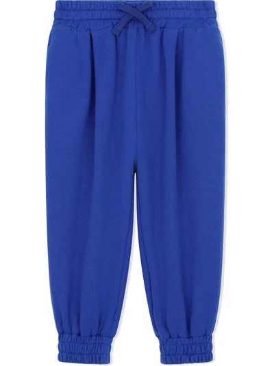 Shop Dolce & Gabbana Drawstring Track Trousers In Blue