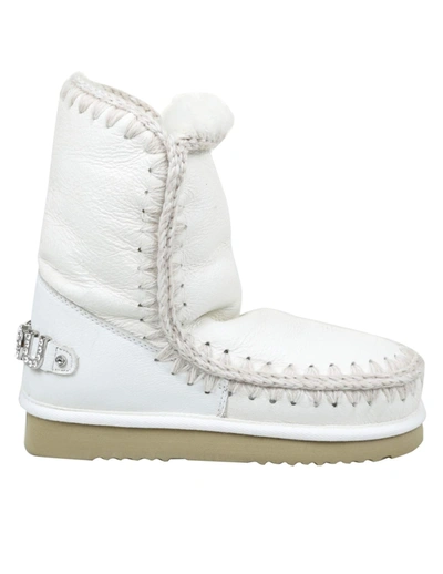 Shop Mou Sneakers Eskimo 24 In White Leather