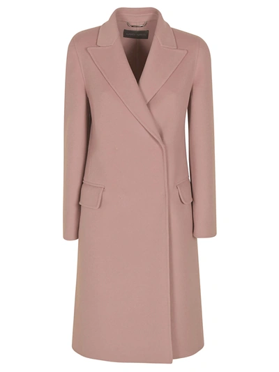 Shop Alberta Ferretti Regular Plain Coat In Pink