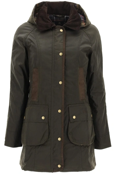 Shop Barbour Bower Classic Jacket In Olive (brown)