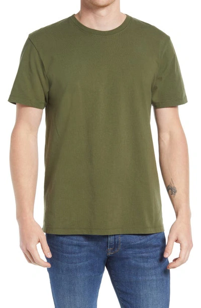 Shop Frame Logo Cotton T-shirt In Rifle Green