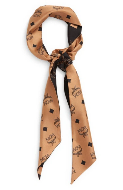 MCM Silk scarf with monogram, Women's Accessories