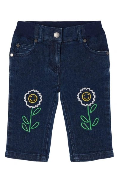 STELLA MCCARTNEY STELLA MCCARTNEY EMBROIDERED FLOWER JEANS 603359 SRK67