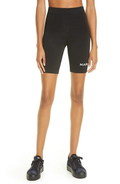Shop Marc Jacobs The Sport Biker Shorts In Black
