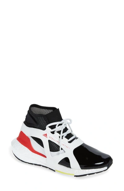 Shop Adidas Originals Ultraboost 21 Primegreen Running Shoe In White/ Black / Vivid Red