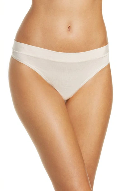 Shop Tommy John Second Skin Thong In Soft Pink